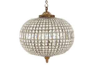 Кристалл и латунь подвесной светильник