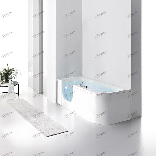 Ванна угловая FOR ALL 180 см с гидромассажем 2FLA1S4C Gruppo Geromin