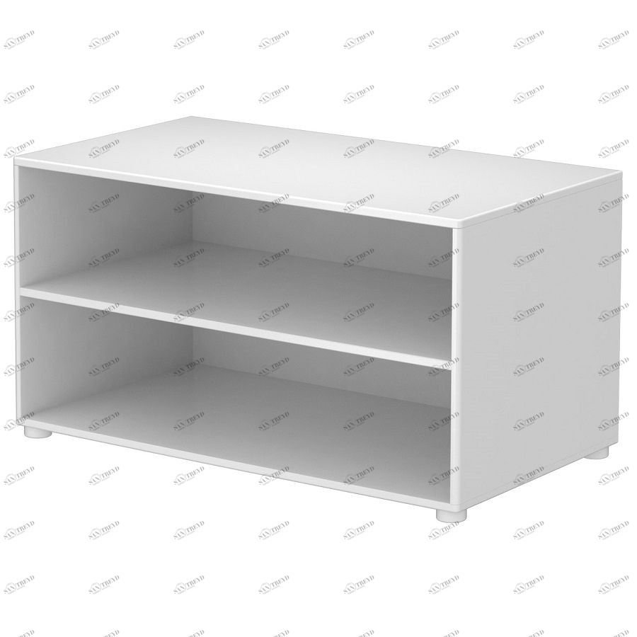 Стеллаж Flexa с 1 полкой, белый, 51,2х101х56,5 см 812520240