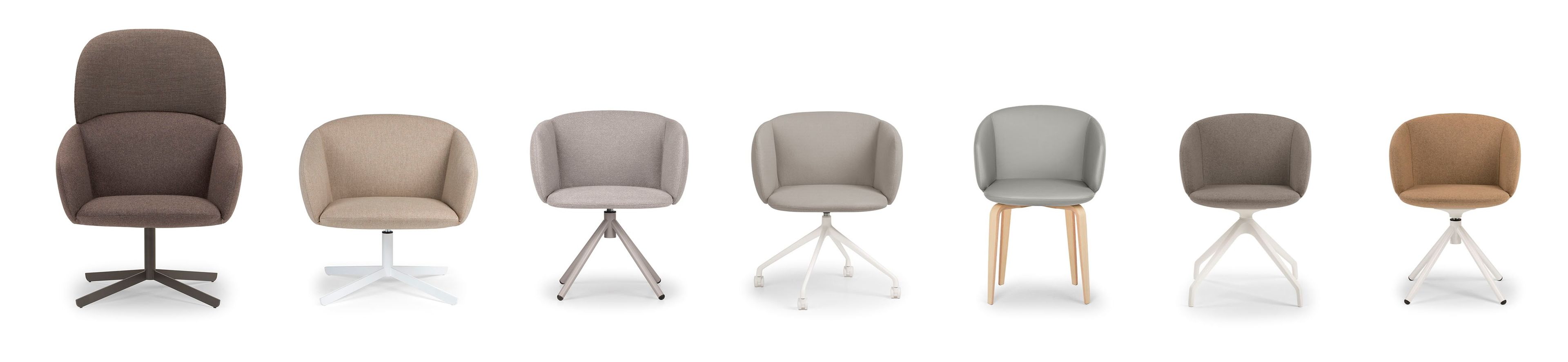 Вращающееся кресло на сиденье из ткани True Design Нет ARCH-00098245 - Вид №13