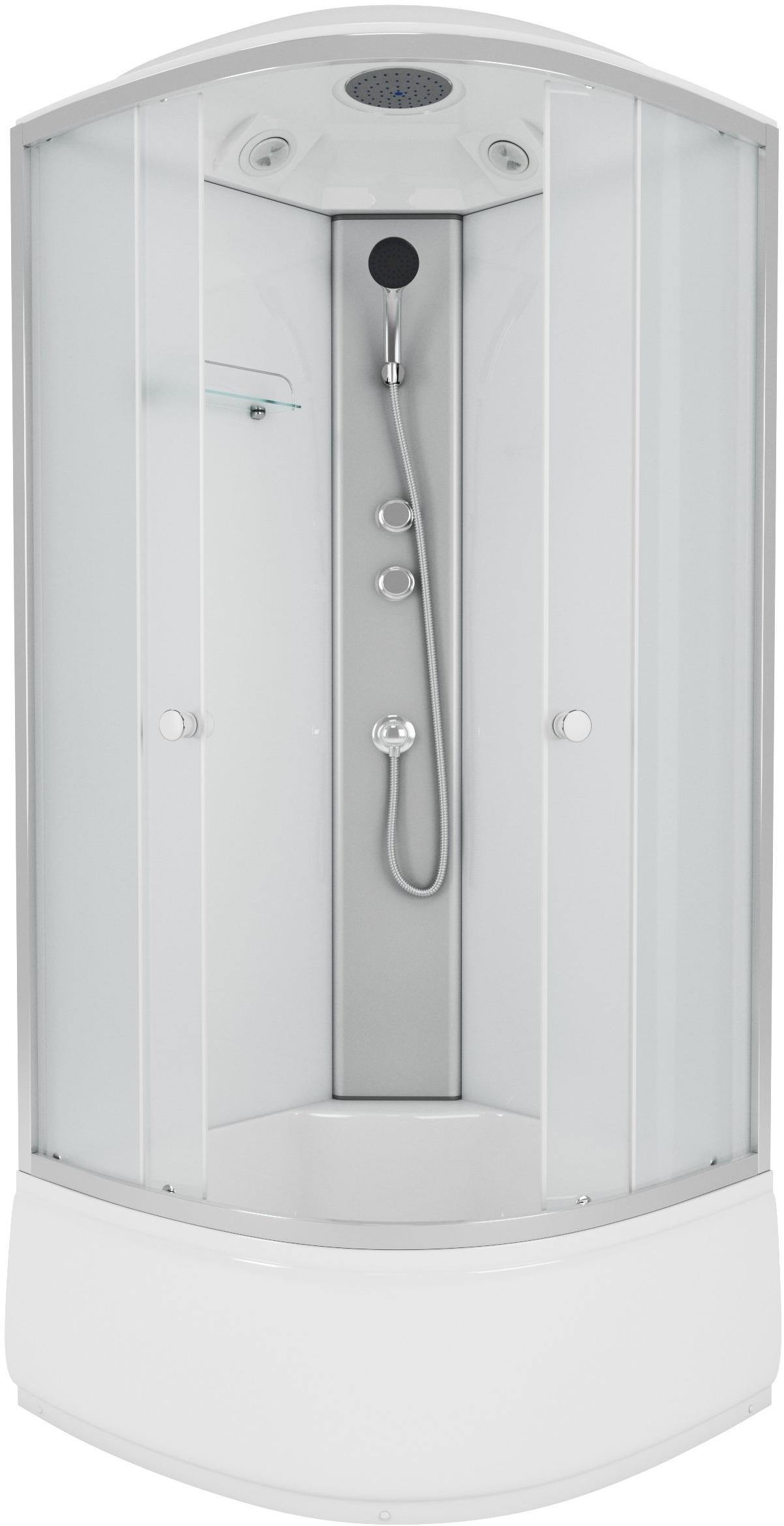 Душевая кабина NG- 7309-14 (1000х1000х2150) высокий поддон(40см) стекло МАТОВОЕ Niagara ECO - Вид №1