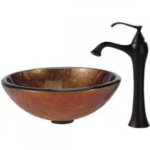 GV690-19mm-KEF15000ORB Накладная раковина на столешницу  прямоугольная Krausru  - Вид №6