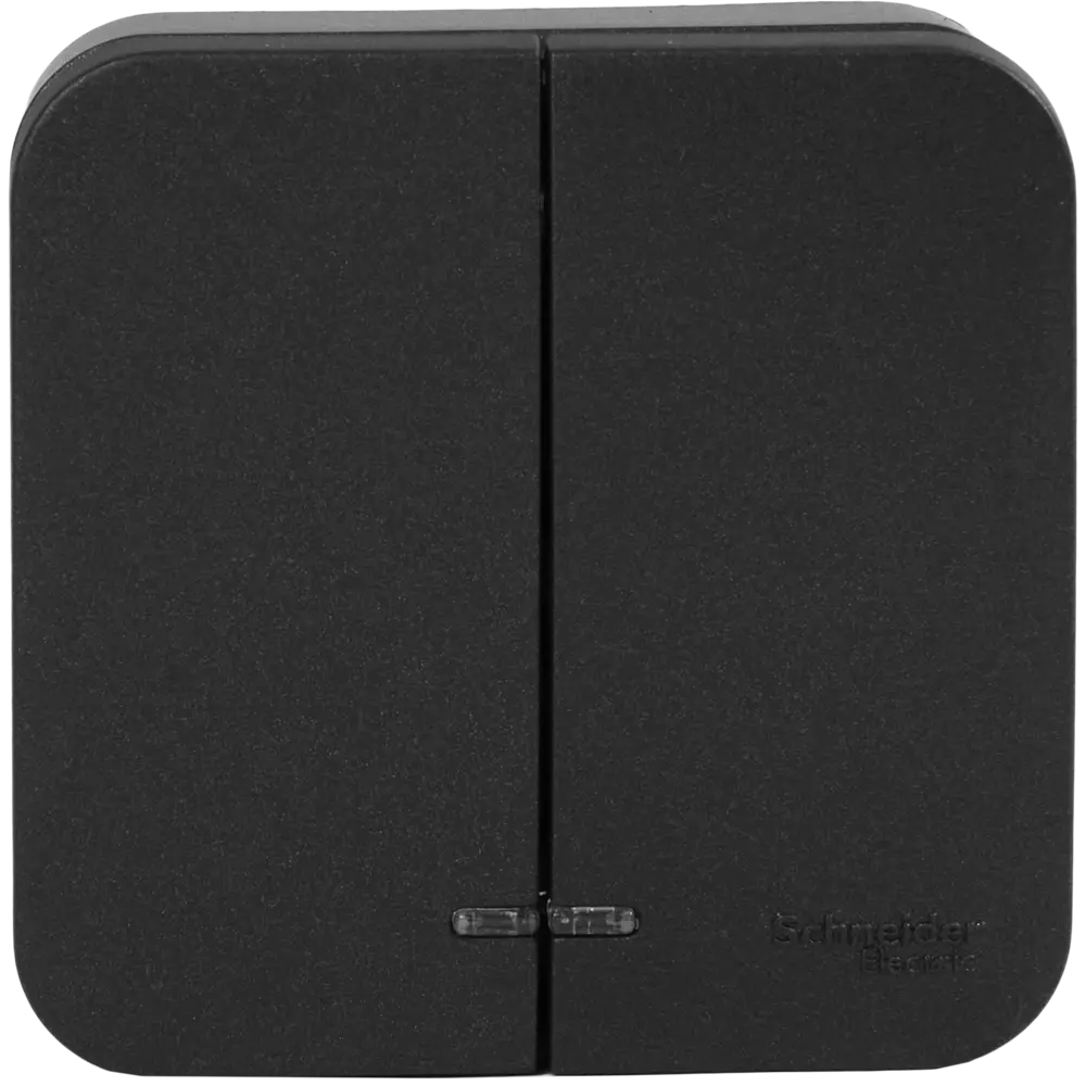 Выключатель накладной Schneider Electric Blanca 2 клавиши цвет антрацит 86724511 STLM-2172650 SYSTEME ELECTRIC - Вид №1