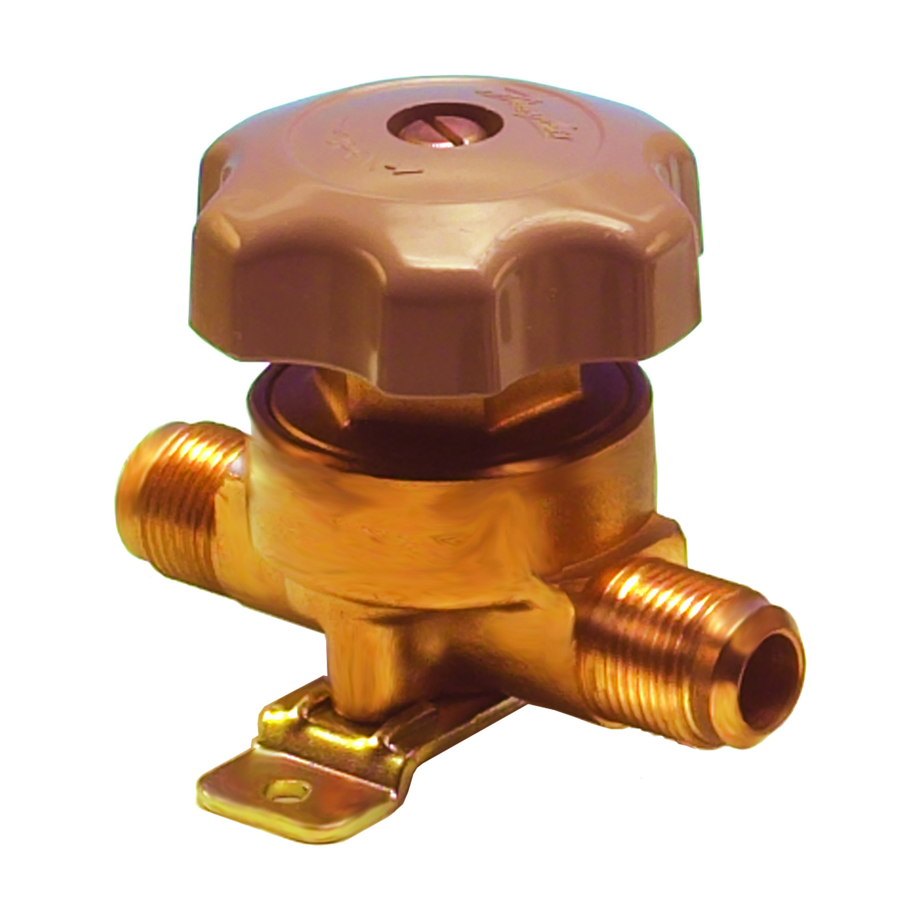 Danfoss BML — Запорные мембранные клапаны с ручным управлением BMT 6 Клапан запорный трехходовой 009G0105  - Вид №1