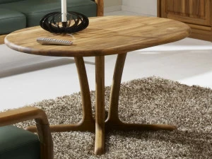 Dyrlund Овальный деревянный журнальный столик  9257