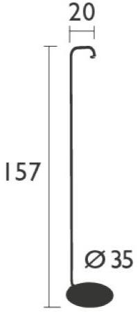 Fermob Металлическая подставка для балладной лампы Balad 3631 - Вид №11