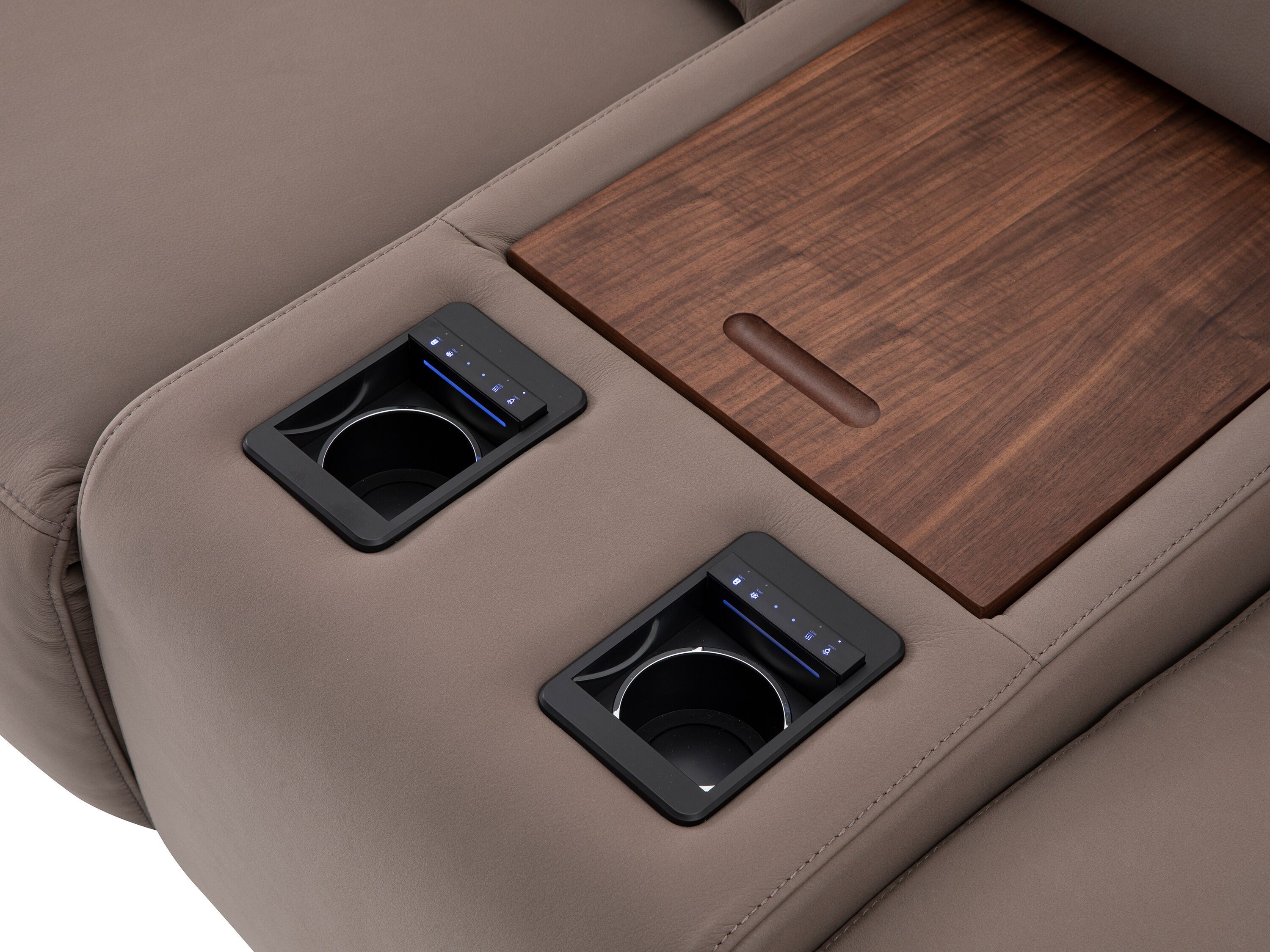 Кожаный угловой диван с электрическим движением CAMPO DE' FIORI CDF263 ARCH-00079306 - Вид №8