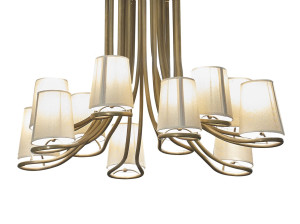 Латунный подвесной светильник