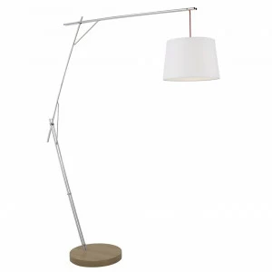 Торшер Lightstar Sesso 808710 LIGHTSTAR  081015 Бежевый;белый;хром