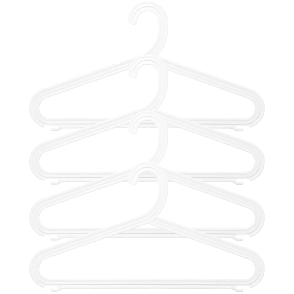 SPACEO — набор плечиков для одежды с юбочными вешалками, 4 шт 85536988 Плечики STLM-0063617