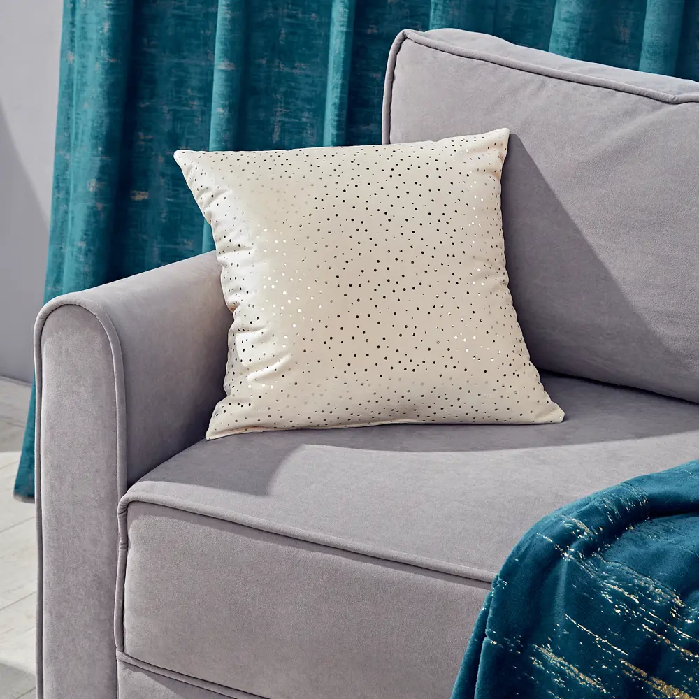 Подушка Villi 40x40 см цвет молочный SEASONS STLM-2119748 - Вид №3