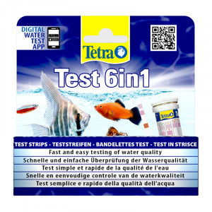 Т0039105 Тест ТЕСТ "6 в 1 GH, KH, NO2, NO3,PH,CL2" 25 шт. 175488 TETRA