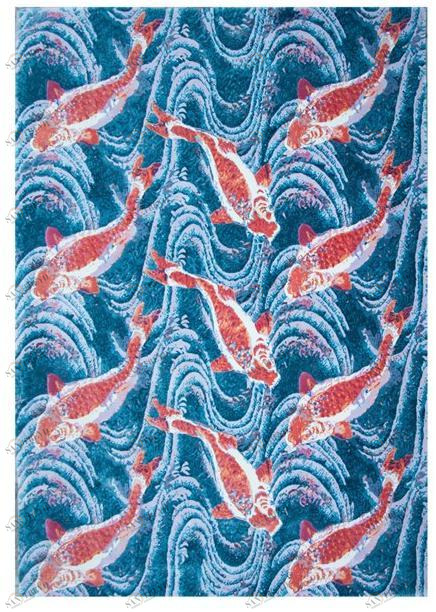 NOW Carpets Прямоугольный коврик из бамбукового шелка Anna muravina sun-id-1356896