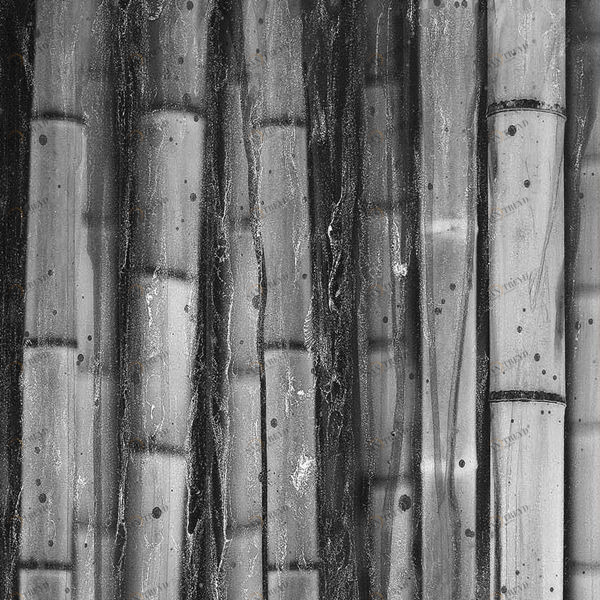 Арт-панель на холсте Alex Turco Organic Bamboo Jangle In Silver BAMBOOJANGLEINSILVER