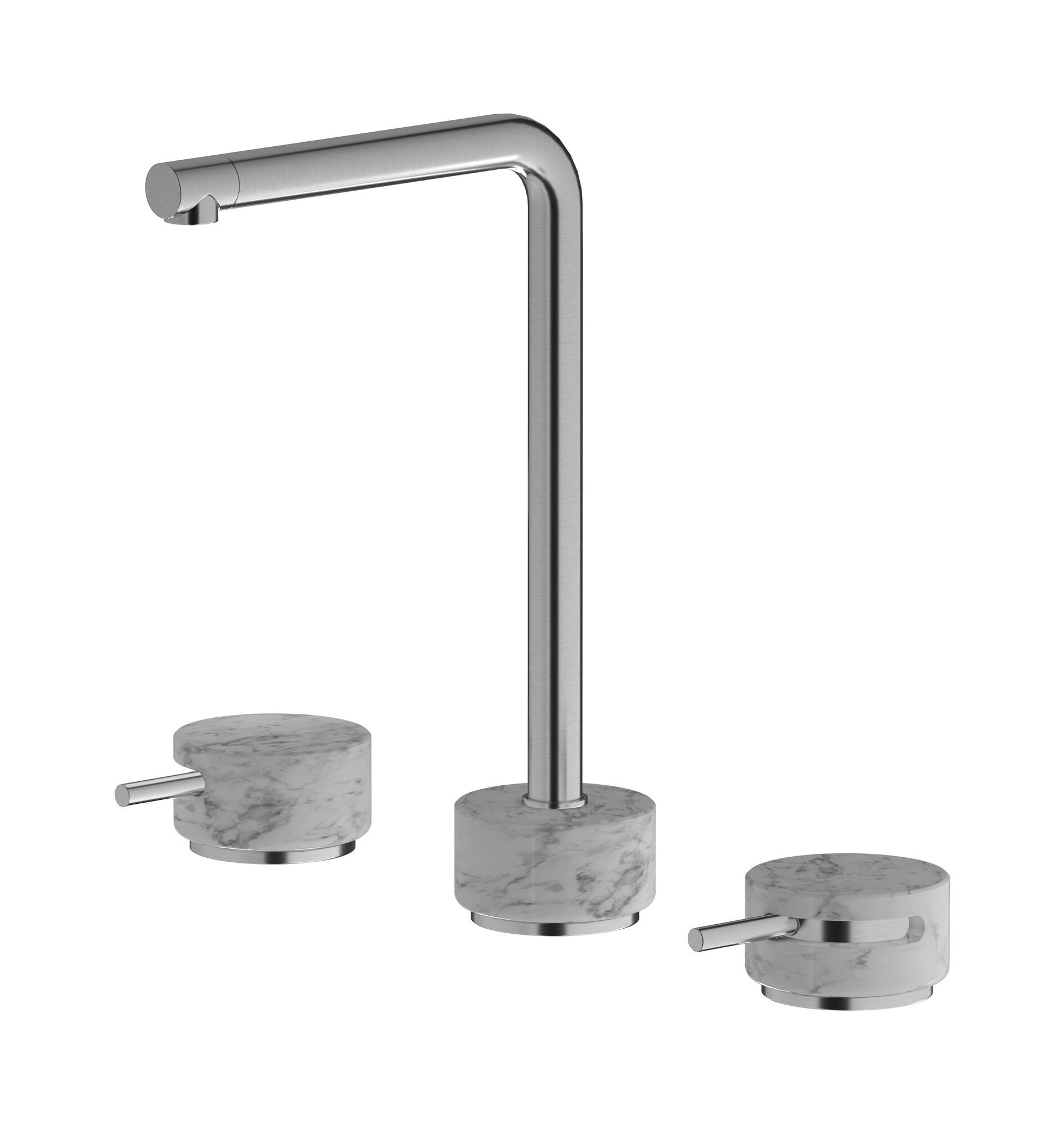 Смеситель для раковины с 3 отверстиями для мраморной столешницы IB мрамор + мрамор Elle ARCH-00027172 - Вид №22