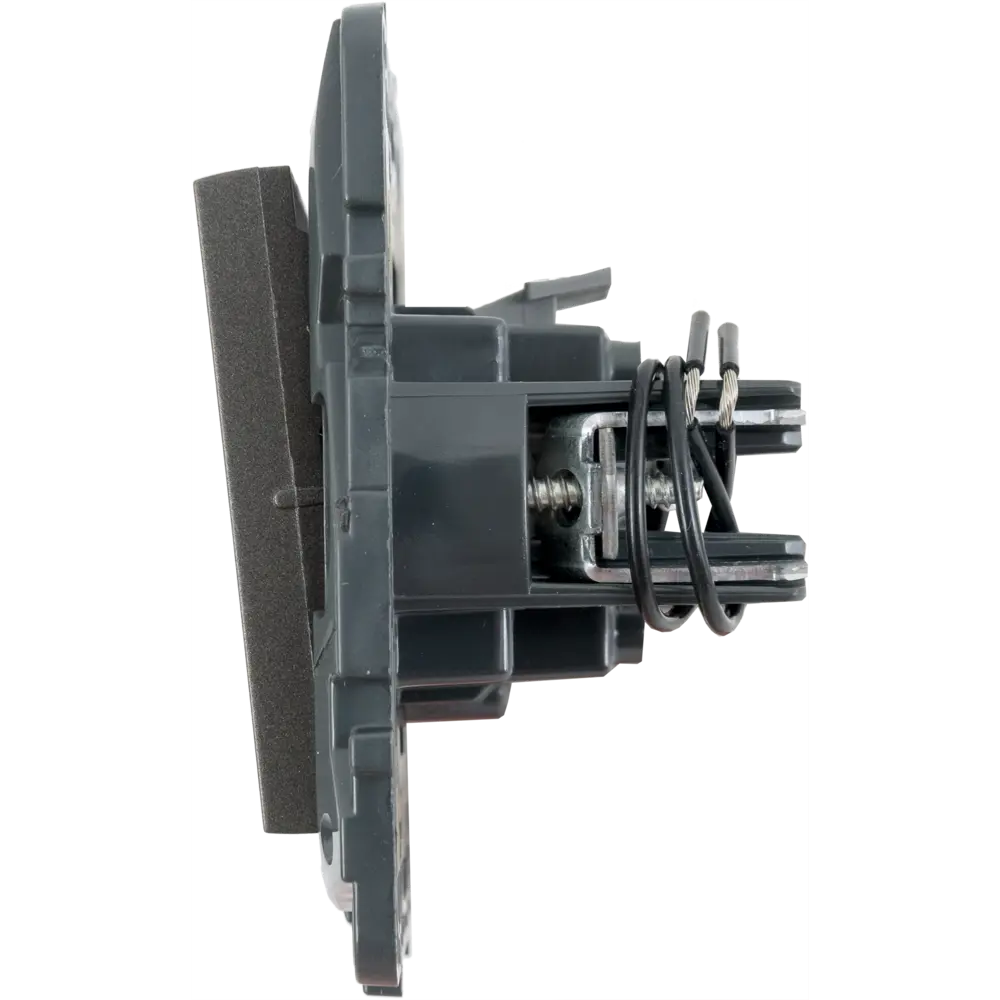 Выключатель одноклавишный с подсветкой/индикацией - Legrand Structura - 10А 250В безвинтовые зажимы - магнезиум 82064641 STLM-2082306 - Вид №3