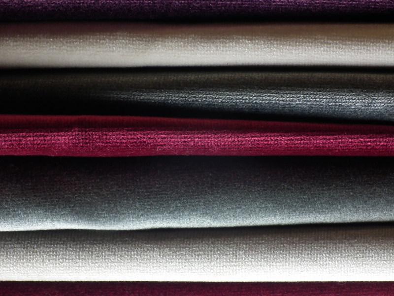 l'Opificio Однотонная бархатная ткань Velluto di viscosa sun-id-1493454 - Вид №1