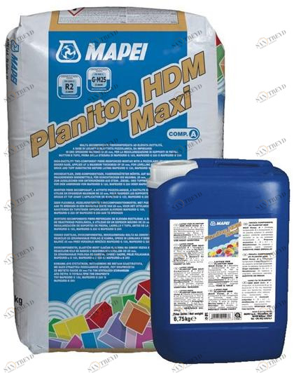 MAPEI Двухкомпонентный цементный раствор-премикс Preparazione dei supporti in cls e mattoni sun-id-1418492