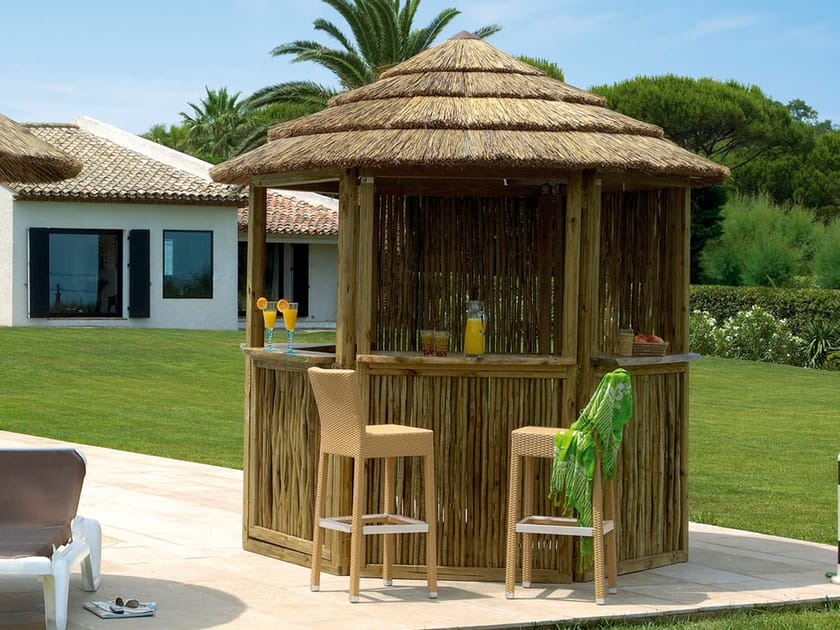 Круглая беседка из натурального мыса AFRICA STYLE Greneer Outdoor ARCH-00006444