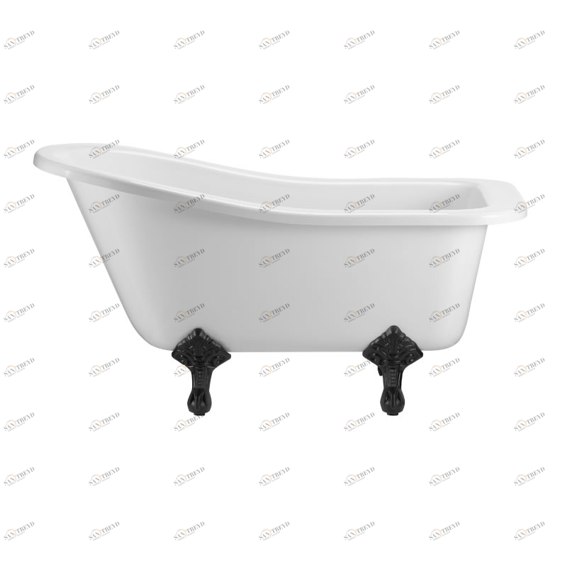 Ванна акриловая Buckingham Slipper c ножками E11 BLA Slipper Burlington E6, E11 BLA 740 x 1500 x 780