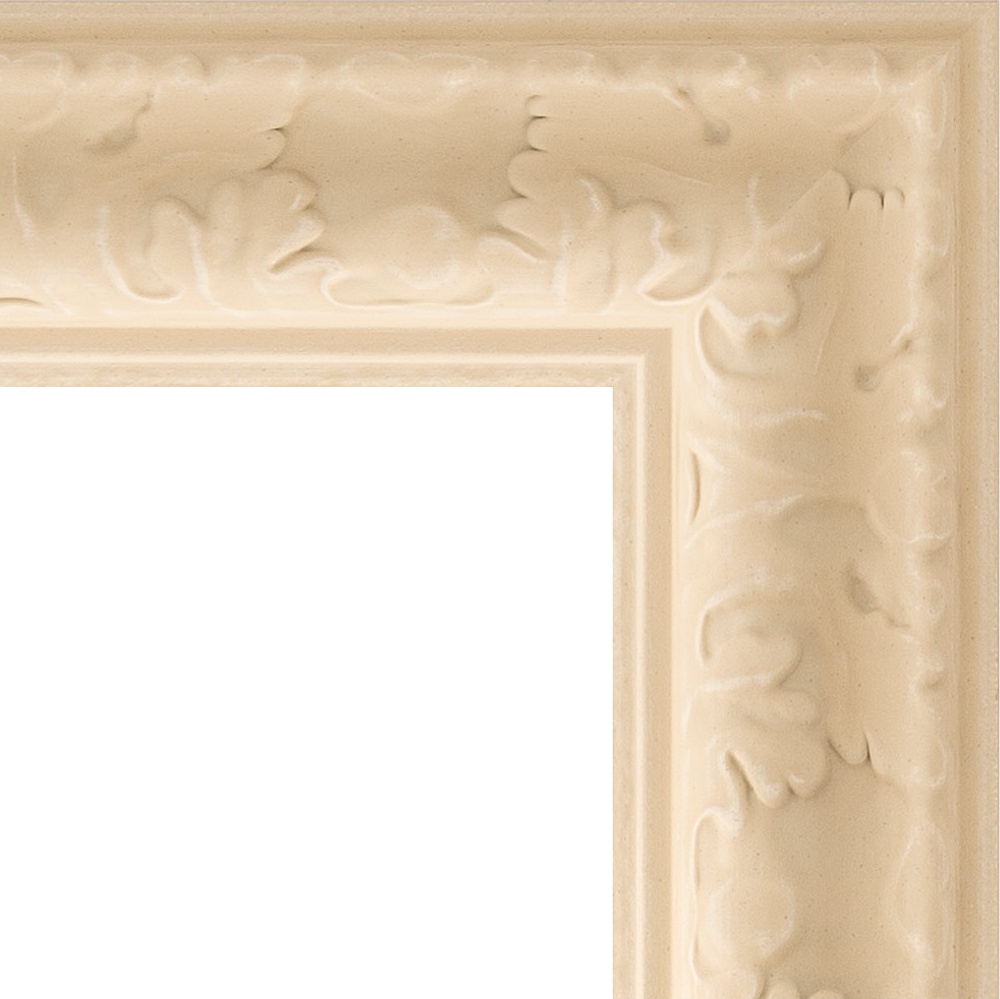 BY 6350 Зеркало напольное с гравировкой в багетной раме - старый гипс 82 mm EVOFORM Exclusive-G floor - Вид №5