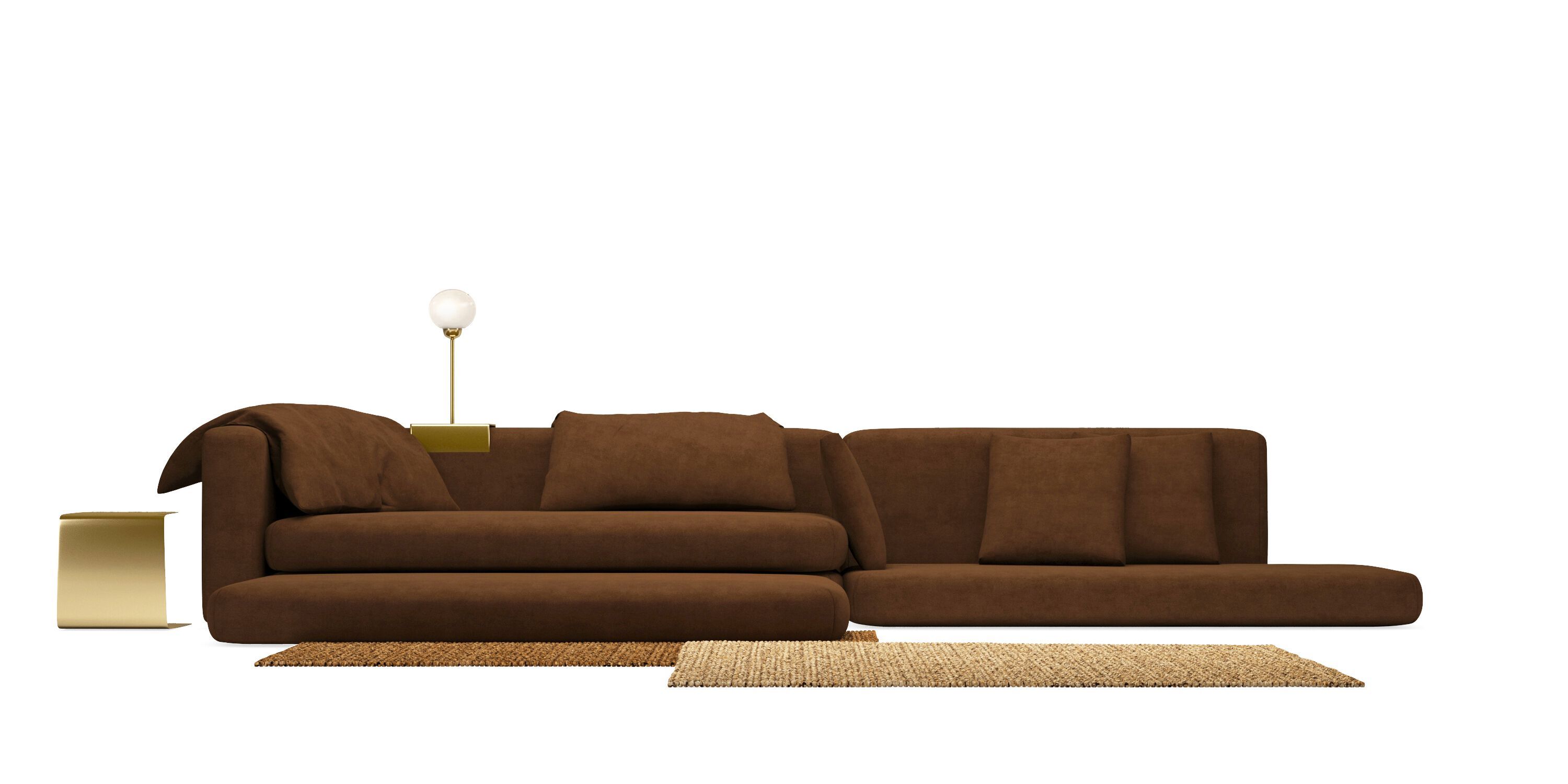 Ткань диван HANNABI MODEL NO.28 LONG ARCH-00126294 - Вид №5