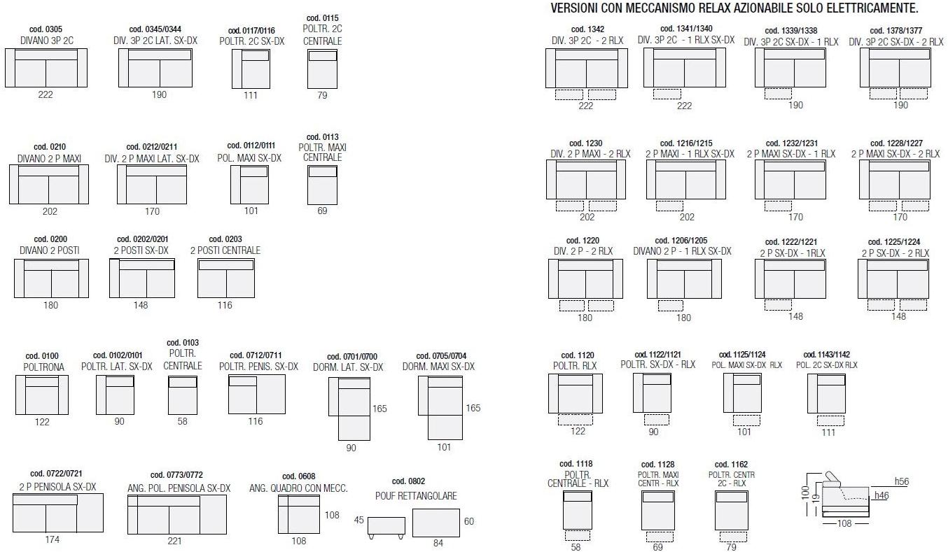 Egoitaliano Угловой диван со съемным чехлом из ткани с электроприводом sun-id-1433893 - Вид №2