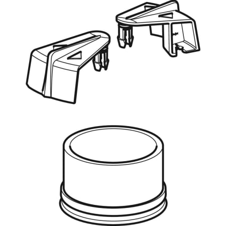 359.036.00.1 Аварийный перелив Geberit Pluvia Geberit  - Вид №1