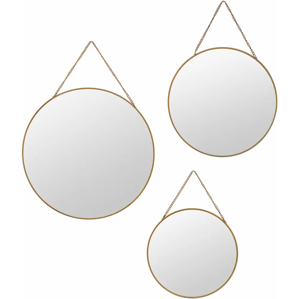 Зеркало декоративное, круг, 3 шт Atmosphera STLM-2018548