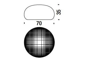 Круглый кожаный пуф MOROSO DEW ARCH-00009146 - Вид №7