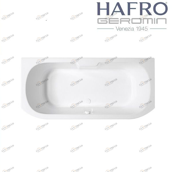 Ванна встраиваемая с гидромассажем DUO 170 см 2DUA1S4W Gruppo Geromin