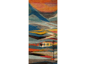 Прямоугольный шерстяной ковер