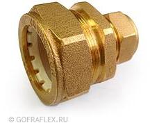Муфта с уменьшением труба-труба 20*15мм Flexible hose Россия