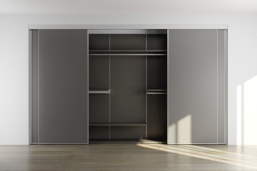 De Rosso Шкаф на заказ с hpl и алюминиевыми раздвижными дверями Aliante system sun-id-1499520 - Вид №23