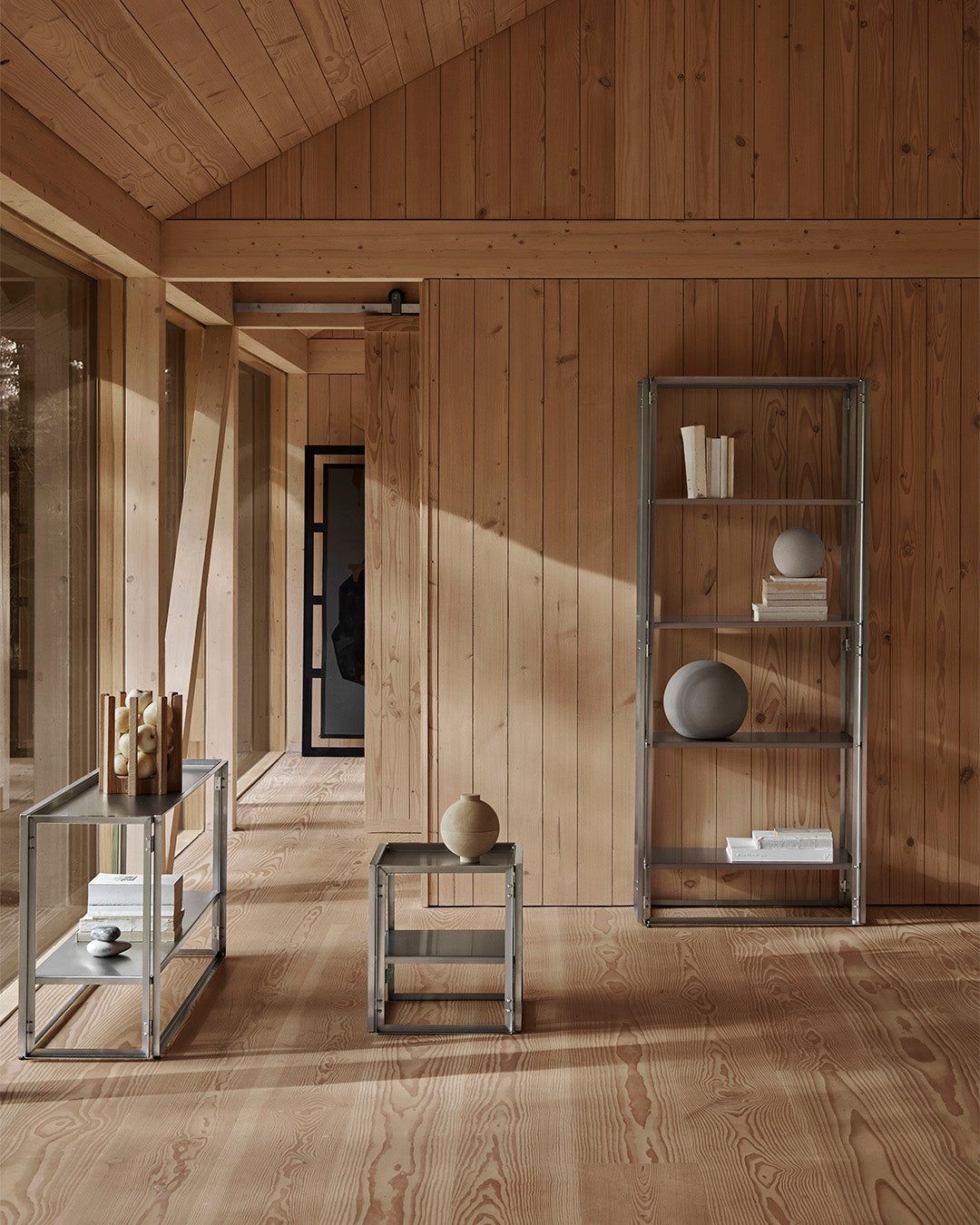 Книжный шкаф из нержавеющей стали Kristina Dam Studio FOLDABLE SHELF ARCH-00110914 - Вид №4