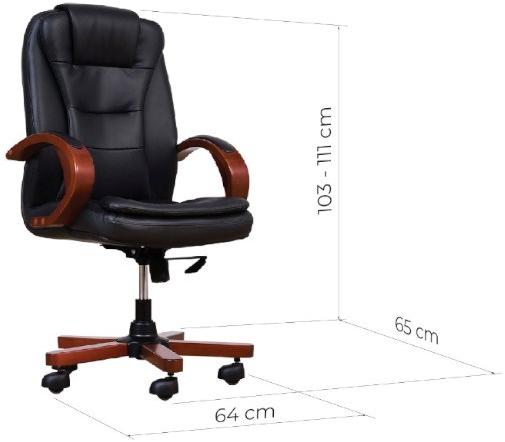 Arrediorg.it® Кожаное кресло руководителя с подлокотниками sun-id-1509160 - Вид №3