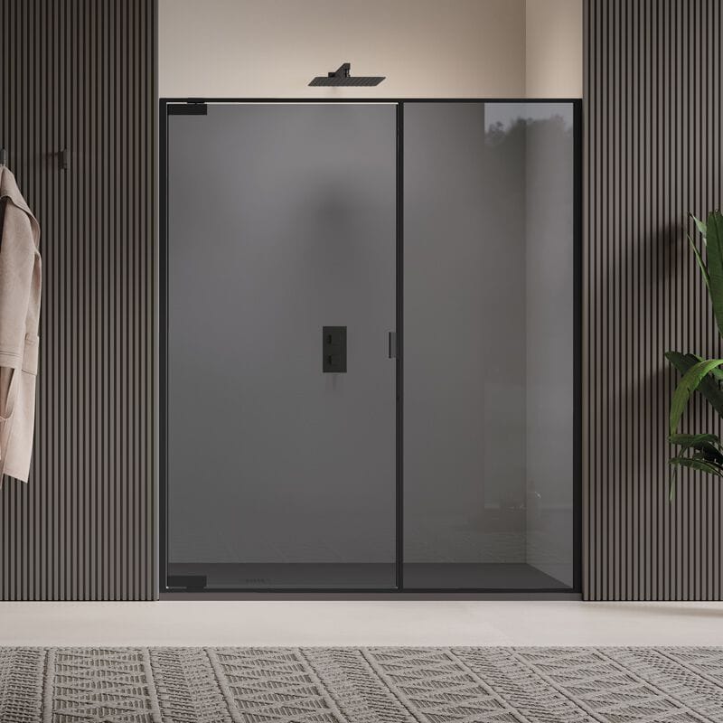 Поворотная поворотная дверь с фиксированной стеной в линии только для ниши Samo PYXIS ARCH-00112847 - Вид №12