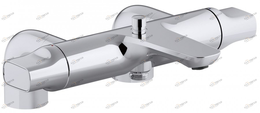 E72287-CP Термостатический смеситель для ванны/душа, устанавливаемый на деку Jacobdelafon ALEO Santreyd