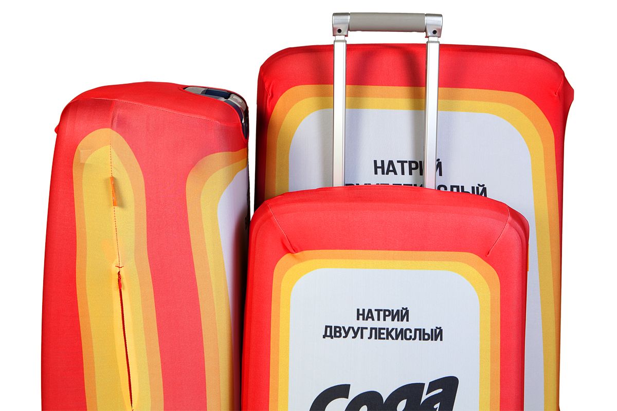 SP180 Сода-M/L Чехол для чемодана средний Сода M/L Routemark SP180  - Вид №8