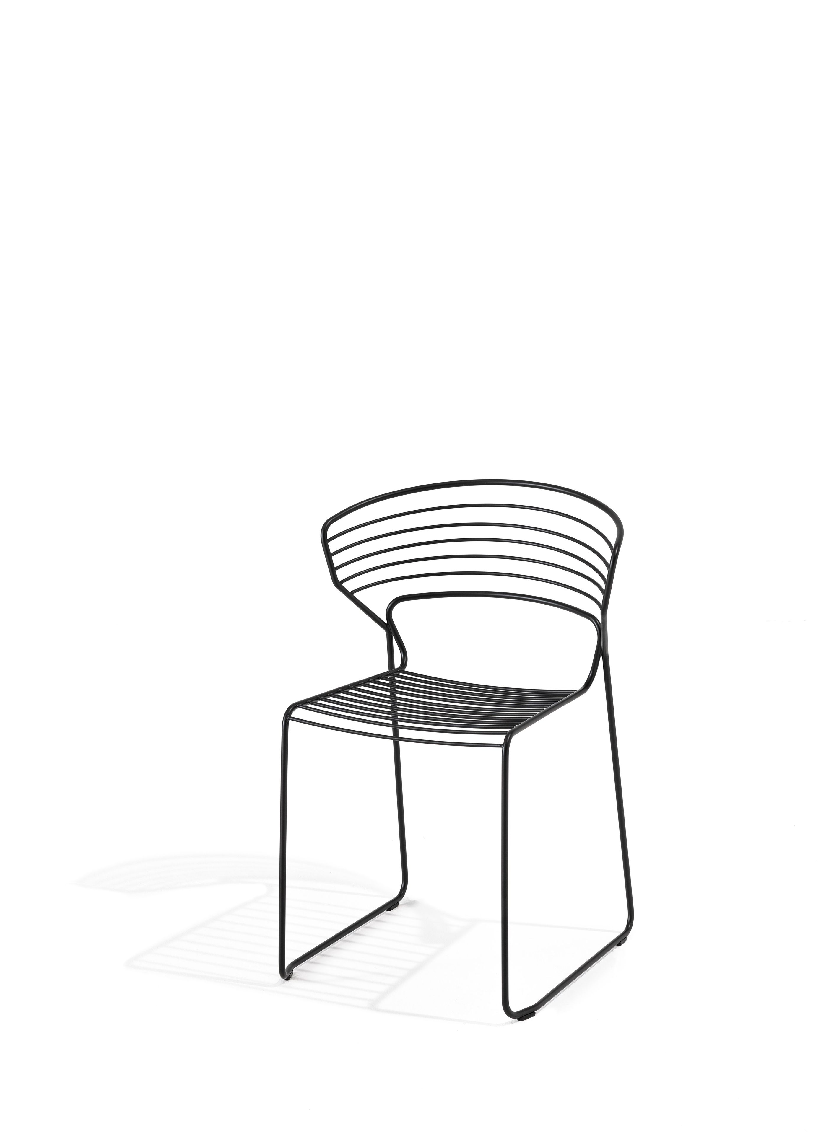 Штабелируемый стальной стул Desalto Koki Wire ARCH-00022153 - Вид №1