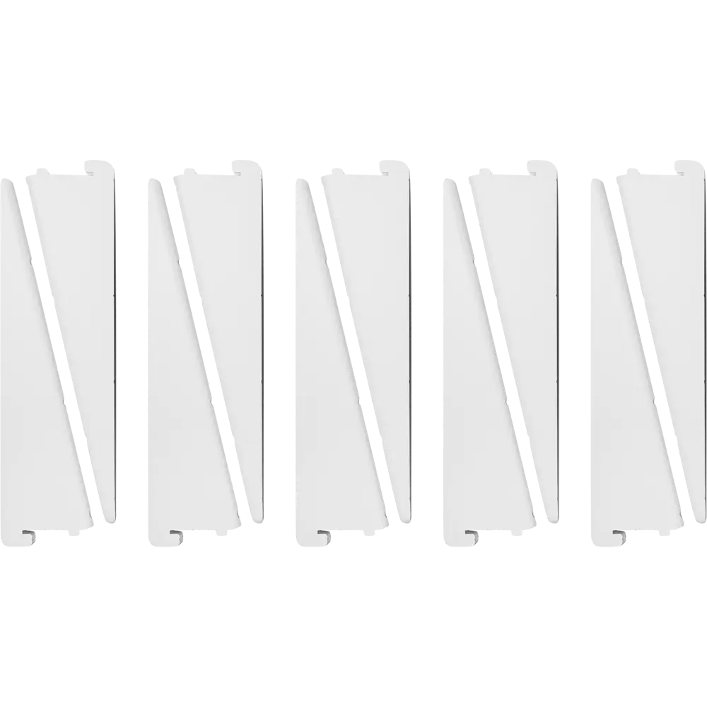 Кронштейны для полок SPACEO белые 25 см, 10 шт - нагрузка 25 кг 89352358 STLM-1087433 - Вид №1