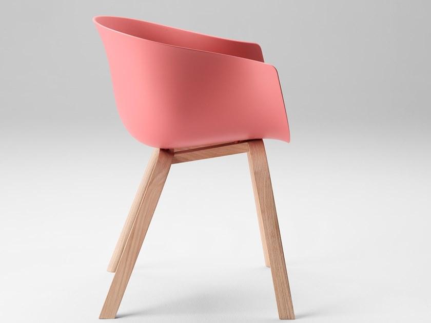 ONDARRETA Стул полипропиленовый с подлокотниками Bai sun-id-1354202 - Вид №2