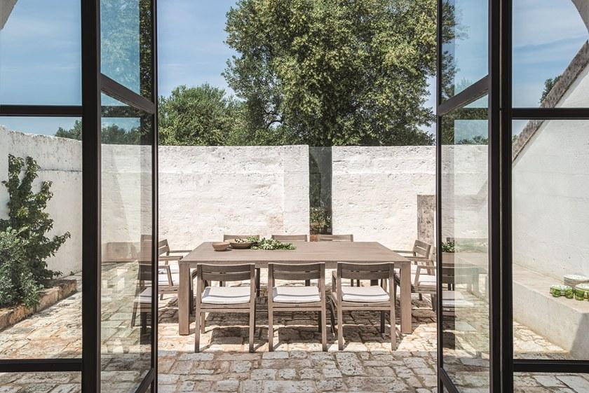 Ethimo Садовый стул из тика с подлокотниками Costes sun-id-1435780 - Вид №5