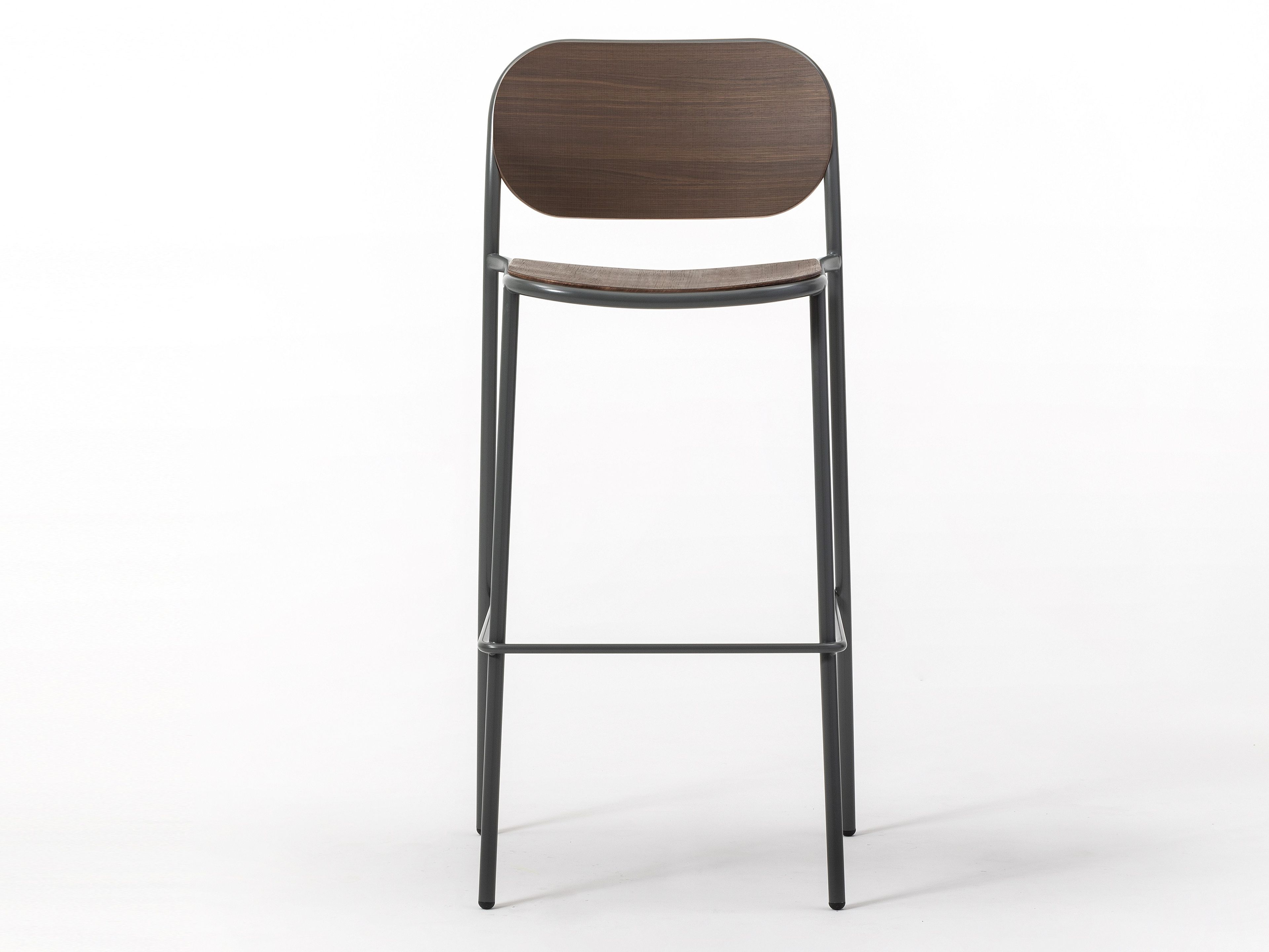 Высокий деревянный стул со спинкой TrabA' Metis ARCH-00132933