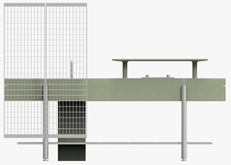 Elmar Отдельностоящий модуль со стальными и бетонными полками sun-id-1388379 - Вид №6
