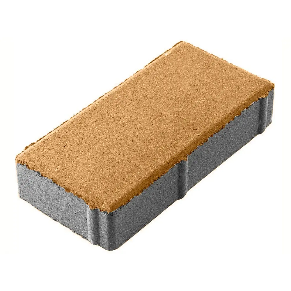 Плитка тротуарная 100x200x40 мм горчица двухслойная 82274678 STLM-2125154 Santreyd 