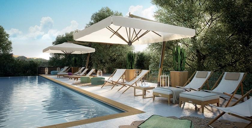 Atmosphera Садовый пуф из ткани Desert sun-id-1491738 - Вид №1