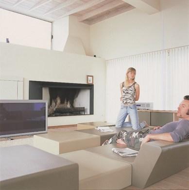 Quinze & Milan Низкий квадратный журнальный столик из пеноматериала qm Matrass sun-id-1352045 - Вид №1