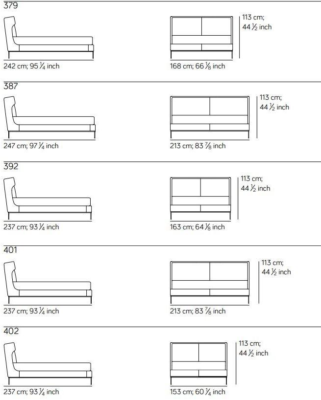 AMURA Двуспальная кровать с мягким изголовьем Alice sun-id-1474860 - Вид №5