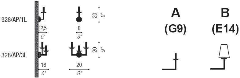 Aiardini Настенный светодиодный светильник с фиксированным кронштейном Metropolitan sun-id-1415256 - Вид №1